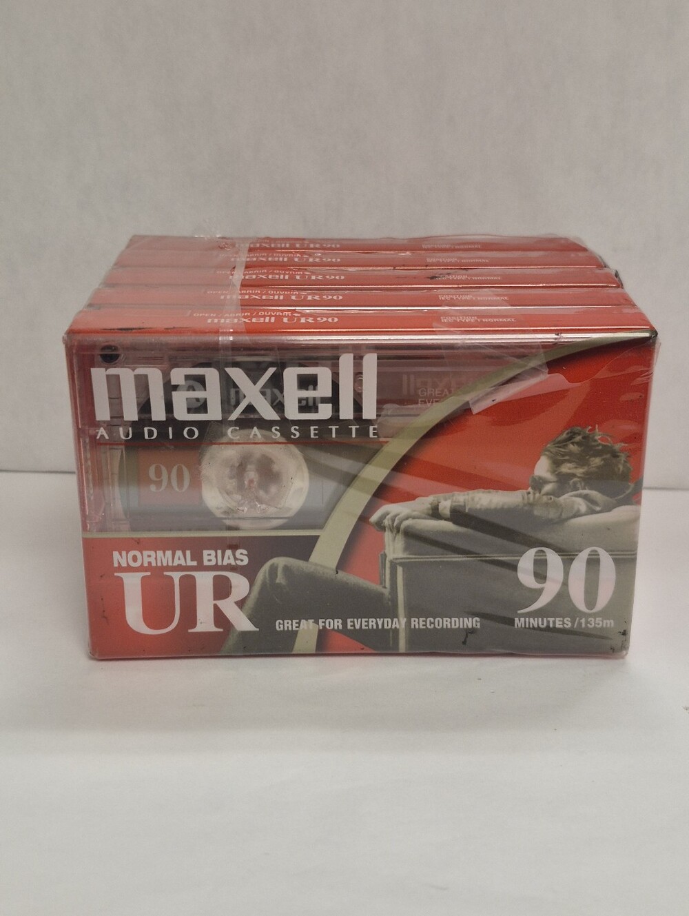 UR 90-Minute Audio Cassette - Red